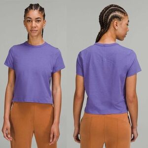 Lululemon Classic-Fit Cotton-Blend T-Shirt Charged Indigo 4